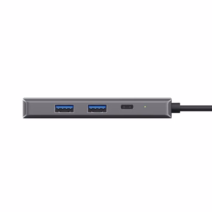 Trust Dalyx - 6-in-1 USB-C mitmepordine adapter, 1000 Mbit/s (hõbedane)