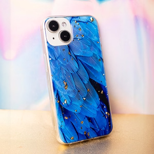 Kuldne Glam ümbris jaoks Samsung Galaxy A35 5G sinine
