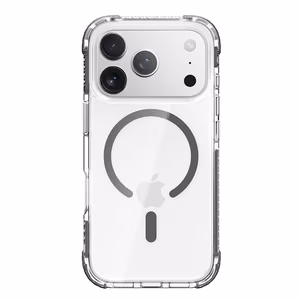 Rock Crystal Clear Magnetic Series Ümbris jaoks Iphone 17 Pro läbipaistev-must