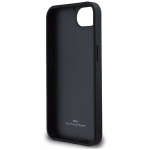 BMW Leather Hot Stamp iPhone 16e Ümbris - Must
