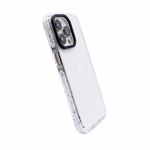 Puro RE-COVER IPC1467RECOVERWHI ümbris seadmele Apple iPhone 14 Plus, läbipaistev mitmevärviliste täppidega