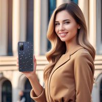 Crystal Glitter Ümbris jaoks Samsung Galaxy S20 FE/Lite Hõbedane