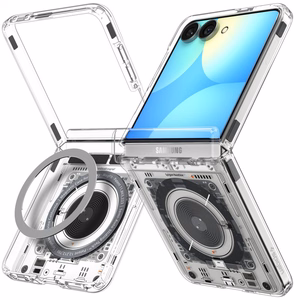Spigen Ultra Hybrid Pro MagSafe ümbris mudelile Samsung Galaxy Z Flip 8 Neo One, hall ja must