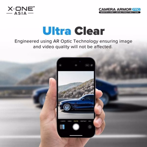 X-ONE Sapphire Camera Armor Pro - jaoks iPhone 13 Pro/13 Pro Max - hõbedane