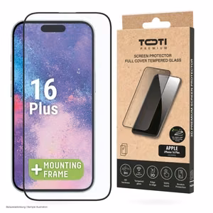 PREMIUM karastatud klaas 3D täisekraanikaitse Apple iPhone 16 Plus/15 Plus jaoks