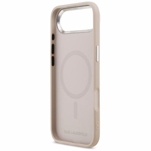 Karl Lagerfeld Karl & Choupette Pins MagSafe Ümbris jaoks iPhone Air Roosa