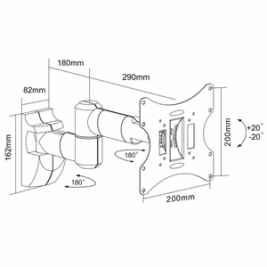 Maclean MC-503B monitori hoidik