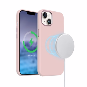 Crong Color Cover LUX Magnetic ümbris seadmele iPhone 15 Plus, MagSafe'iga ühilduv, roosa