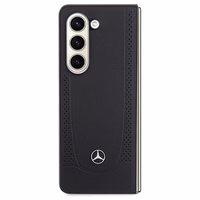 Mercedes Leather Urban ümbris jaoks Samsung Galaxy Z Fold 5 - must