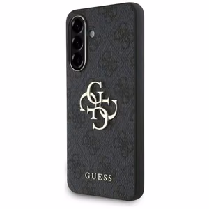 Чехол GUESS для Samsung A56 GUHCSA564GMGGR (4G PU Big Logo) чёрный