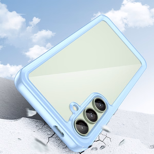 Outer Space Ümbris with Gel Frame jaoks Samsung Galaxy S24 FE - sinine