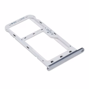 SIM card holder Huawei P9 Lite Mini/Y6 Pro 2017 hõbedane original (service pack)