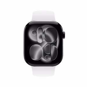 Crong Liquid Apple Watch rihm, 44/45/46/49 mm, valge
