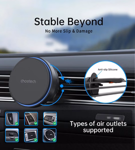 Car laadija-hoidja Choetech T205-F MagSafe 15W MagSafe 15W must