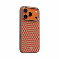 Benks Magnetic Armor Pro Armor Grid Kevlar Case Metal Frame 600D (YB70) Iphone 17 Pro Max oranžile