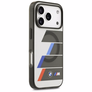 BMW M IML Metal Buttons Tricolor Lines MagSafe Ümbris jaoks iPhone 17 Pro - hall