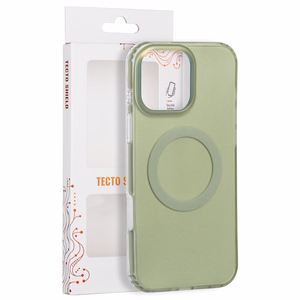 Tecto Shield Mistiq Mag ümbris mudelile iPhone 16 Pro Max 6,9", oliivroheline