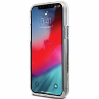 DKNY Liquid Glitter Big Logo iPhone 12 Pro/12 Ümbris - Must