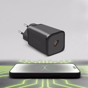 SBS TETRGAN1C65W 65W GaN Power Delivery Laadija - must