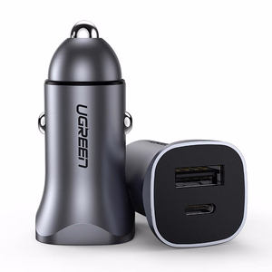 Car laadija Ugreen CD130 USB-C/USB-A 30W hall
