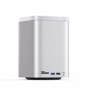 Orico MiniTower dokkimisjaam kõvaketta pesadega kuni 56TB jaoks - hõbedane