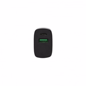 SEEK TOTI 20W Type-C + USB-A сетевое быстрое зарядное устройство, черный