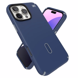 Speck Presidio2 Pro MagSafe'i ja ClickLocki toega ümbris iPhone 16 Pro Max-le, Coastal Blue/Dust Grey