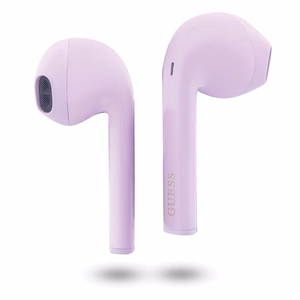 Guess GUTWST26PSU TWS Bluetooth kõrvaklapid + docking station - purple Classic EST Logo