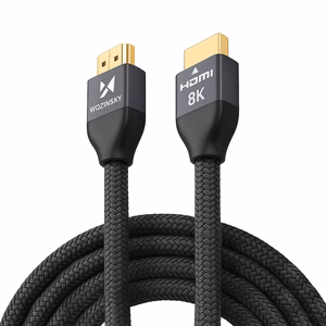 Wozinsky HDMI 2.1 Kaabel 8K 60 Hz 48 Gbps / 4K 120 Hz / 2K 144 Hz 5 m Hõbedane (WHDMI-50)