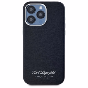 Karl Lagerfeld Hotel RSG Ümbris jaoks iPhone 15 Pro Max - must