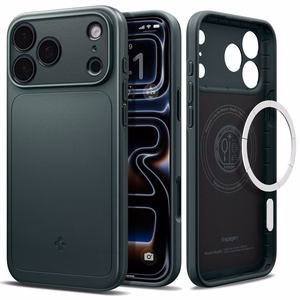 Spigen Thin Fit MagSafe ümbris iPhone 18 Pro Max / 17 Pro Max jaoks, roheline