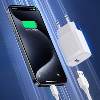 Joyroom JR-TF4 18W seinalaadija 3A USB-A - USB-C 1m kaabliga - valge