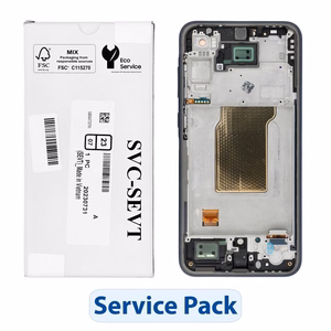 ServicePack LCD Display jaoks SAMSUNG A35 5G A356B GH82-34221A Midnight sinine