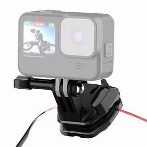 PULUZ motorcycle windshield clip jaoks sports cameras (DJI Osmo Action 4, GoPro Hero 12, Insta360 Ace Pro / X4)(must)