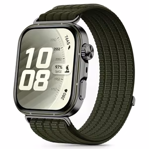 Tech-Protect nailonrihm Huawei Watch Fit 3 / 4 / 4 Pro / 5 / 5 Pro jaoks - roheline