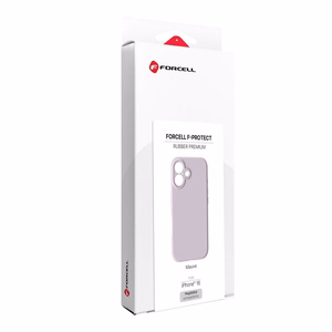 Чехол для iPhone 16 Forcell F-Protect Rubber Premium, совместимый с MagSafe, лиловый
