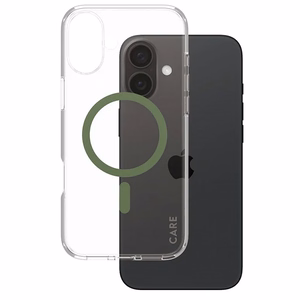 CARE by PanzerGlass Flagship Ümbris iPhone 16 Plus 6.7" roheline/roheline MagSafe 1371