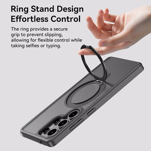 Rock Rotating Alus Soft Touch Series Magnetic jaoks Samsung Galaxy S25 must