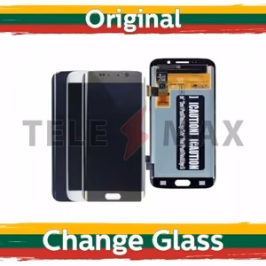 LCD ekraan ühilduv Samsung G925 S6 Edge kuldne (Uuendatud: Telemax)