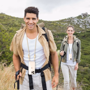 Tech-Protect FlexAir Chain MagSafe iPhone 16 Ümbris - Clear + 2 Lanyards (must & Taupe)