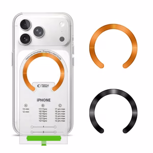 Tech-Protect MMP-210 MagSafe 2-pack magnetrõngas - oranž / must