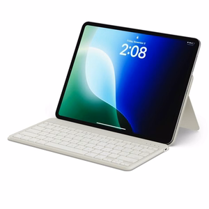 Беспроводная клавиатура с подставкой для смартфона/планшета QWERTY Satechi Onthego песочный