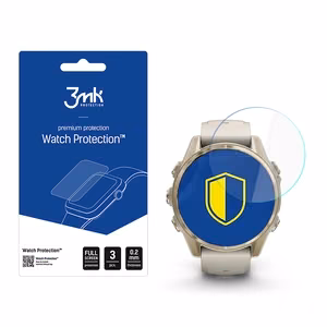 Hübriidklaas 3mk Watch Protection FlexibleGlass jaoks Garmin Fenix ​​8 Amoled 43mm