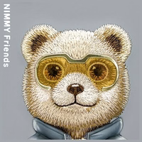 Nimmy Cool&Cute 2.0 Bear Ümbris jaoks iPhone 15 Pro Max - Hall