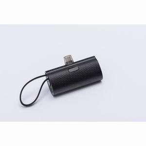 Powerbank Forcell F-Energy Power Plug F5K3 PD 20W 5000 mAh with built-in connector USB C black