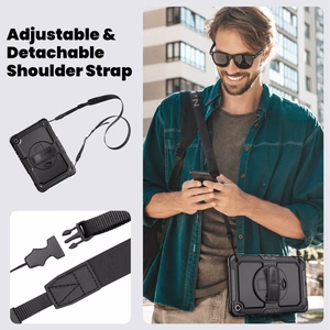 Tech-Protect Solid Чехол для Samsung Galaxy Tab A9+ / A11+ Plus 11.0 X210 / X215 / X216 / X230 / X235 / X236 - чёрный