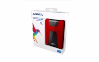 ADATA DashDrive Durable HD650 external hard drive 1000 GB punane