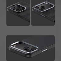 Benks Magnetic Armor Pro Kevlar Ümbris Metal Frame 600D (A068) jaoks Iphone 17 Air must (Camera Control Button)