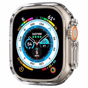 Spigen Thin Fit Ümbris jaoks Apple Watch Ultra 1 / 2 / 3 (49 mm) - Läbipaistev