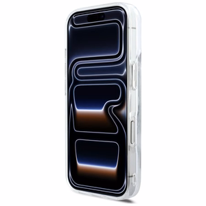 Karl Lagerfeld Liquid Glitter Karl Script Logo MagSafe Ümbris for iPhone 17 Pro - Clear